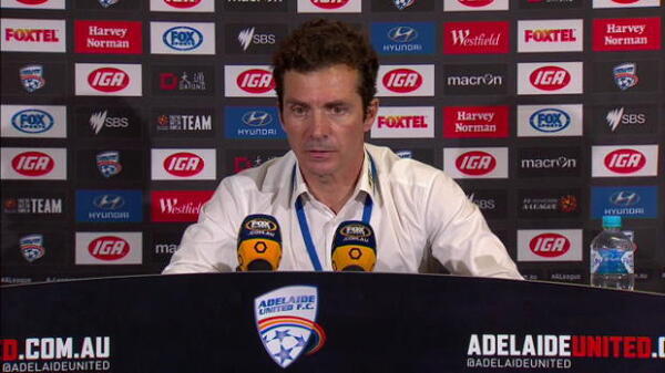 Adelaide United Rd14 press conference