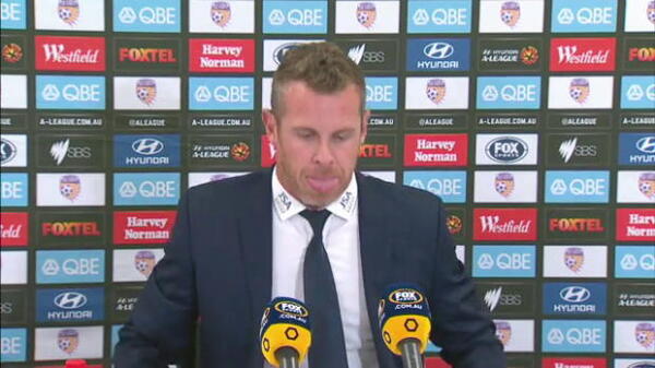 Newcastle Jets Rd22 press conference