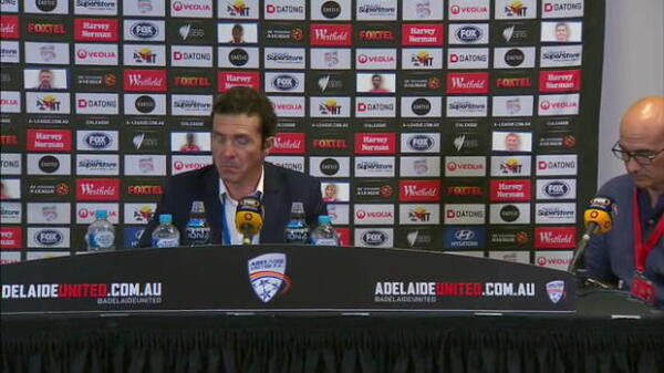Adelaide United Rd23 press conference