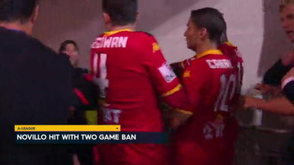 Novillo hit with two game ban
