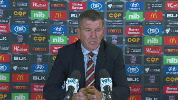 Newcastle Jets press conference