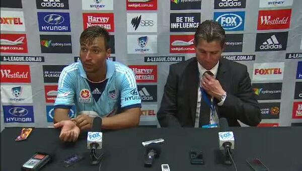 Sydney FC post match