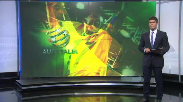 Socceroos arrive in Curitiba