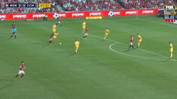 Castelen picks out top corner