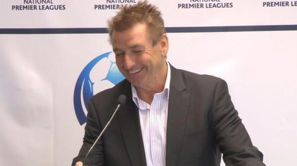 John Kosmina at the NPL launch