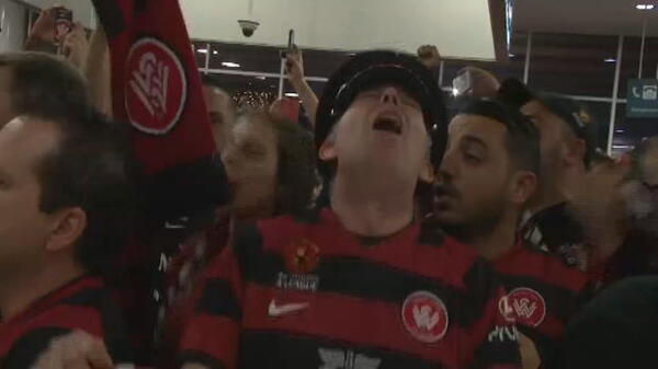 Wanderers' heroes welcome