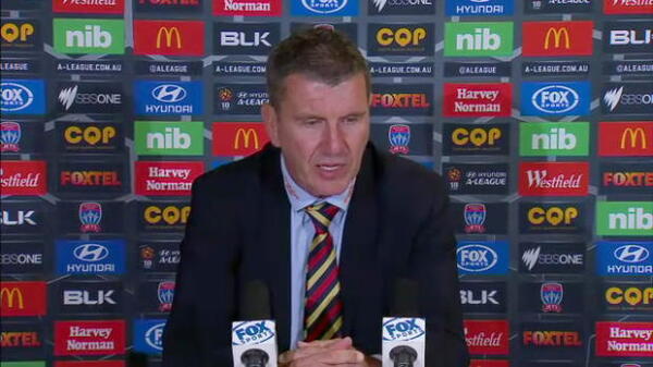 Newcastle Jets press conference