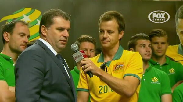 'Proud' Ange hails Socceroos