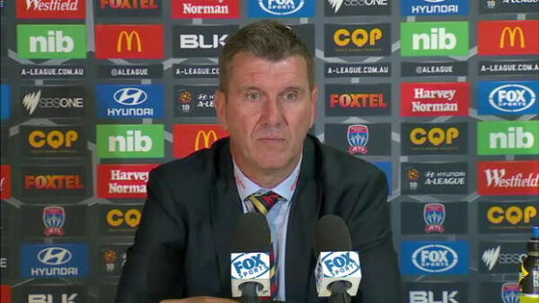 Newcastle Jets press conference