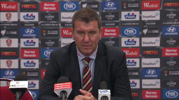 Newcastle Jets press conference