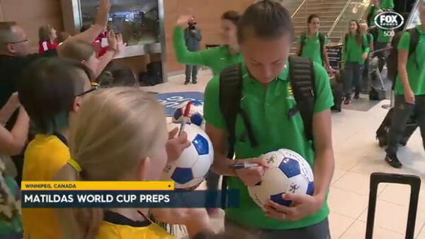 Matildas land for World Cup opener