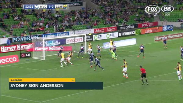 Sky Blues sign Anderson