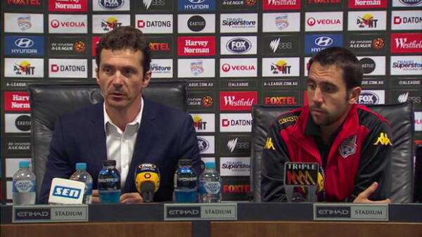 Adelaide United Rd8 press conference