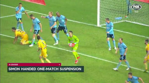 Simon cops A-League ban