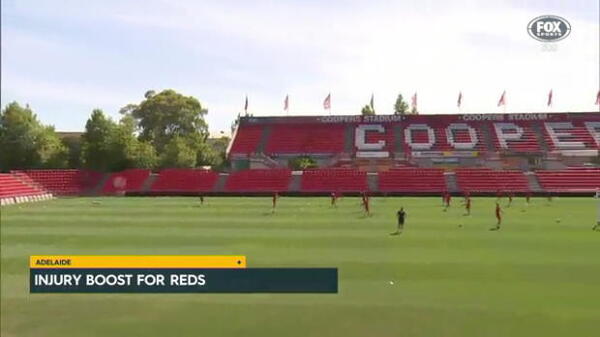 Injury boost for Reds