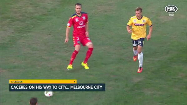 Caceres joins City on loan