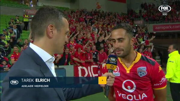 Elated Elrich on finals charge