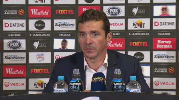 Adelaide United Rd25 press conference