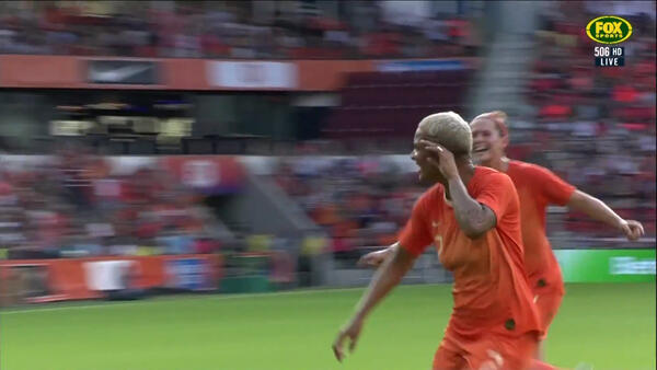 The Dutch slam a third past the Matildas