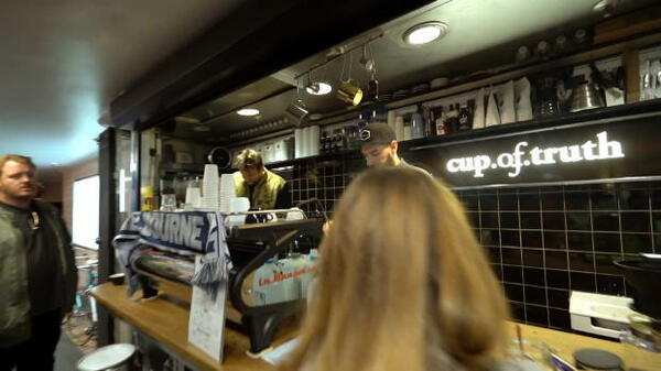 Archie's surprise visit to Victory fan