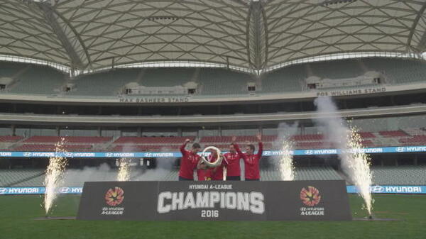 Yoshi's Adelaide title celebration