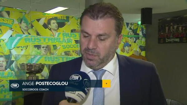 Ange discusses Socceroos squad