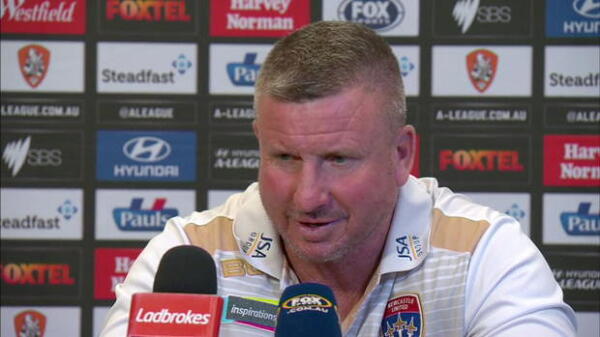 Newcastle Jets Rd14 press conference