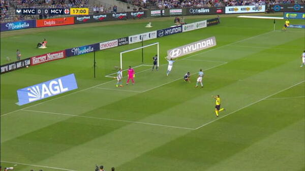 Goal saving tackle in Derby