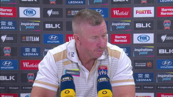Newcastle Jets Rd21 press conference