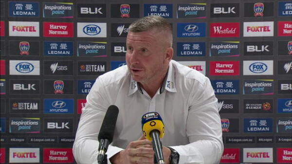 Newcastle Jets Rd 25 press conference