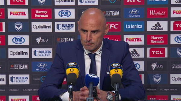 Melbourne Victory Rd 25 press conference