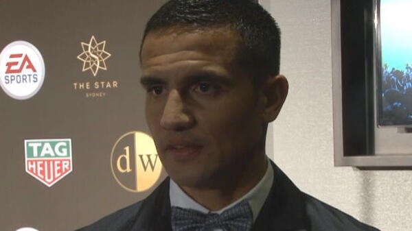 Cahill gives his GF tip