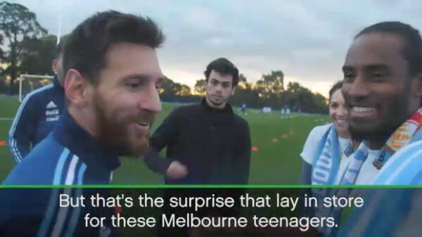 Messi surprises young CanTeen hero
