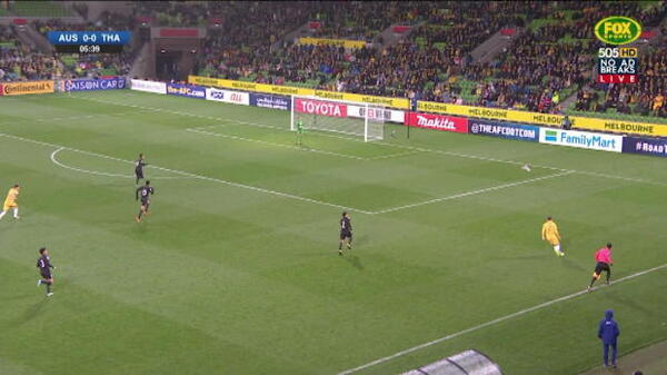 Socceroos down Thailand in Melbourne