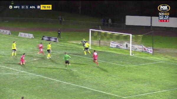 Matmour's audacious rabona attempt