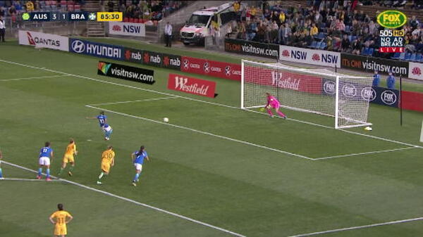 Marta pulls one back from the spot