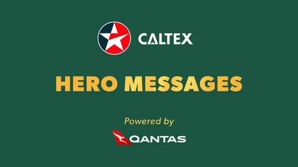 Show Your Support with Caltex Hero Messages Powered by Qantas