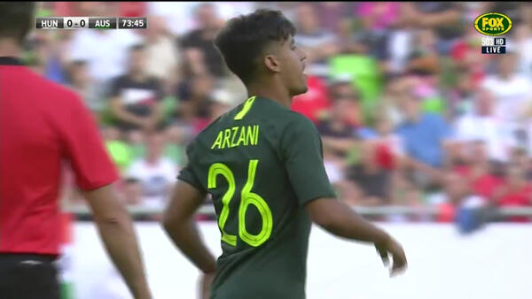 Arzani grabs the opener