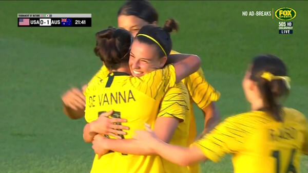 Full-time Highlights: USA V Matildas