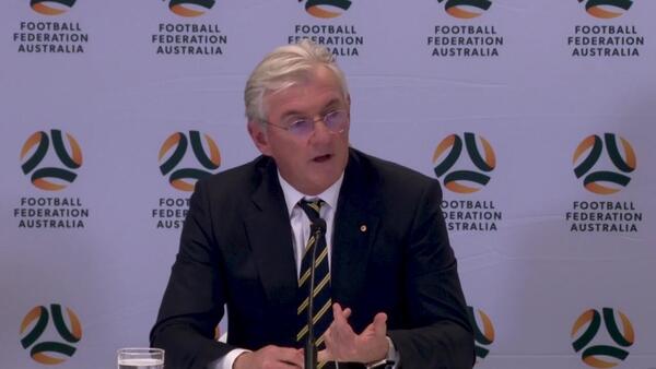 Steven Lowy speaks after FFA EGM