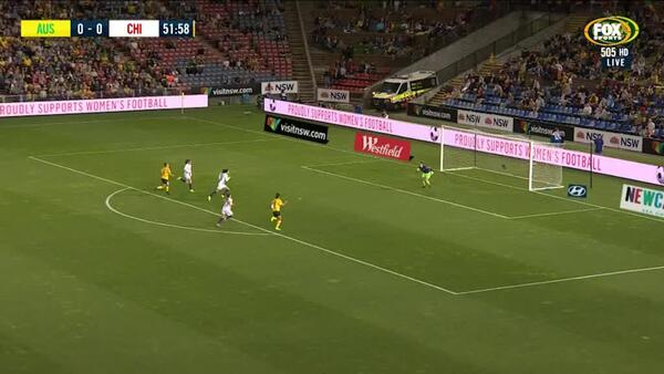 Kerr scores the opener for Matildas