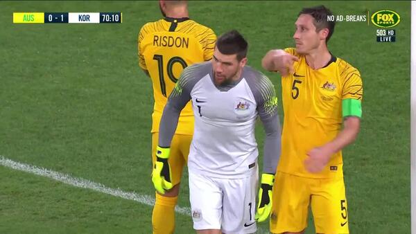 Mat Ryan with the wonder save