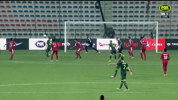 Jackson Irvine makes it five for the Caltex Socceroos