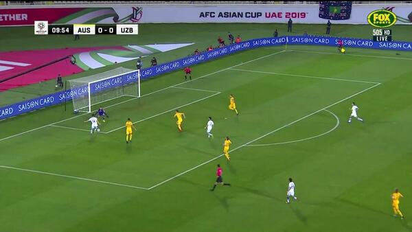 Mat Ryan saves a one on one