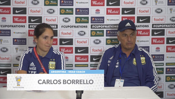 Press Conference: Carlos Borrello - Argentina