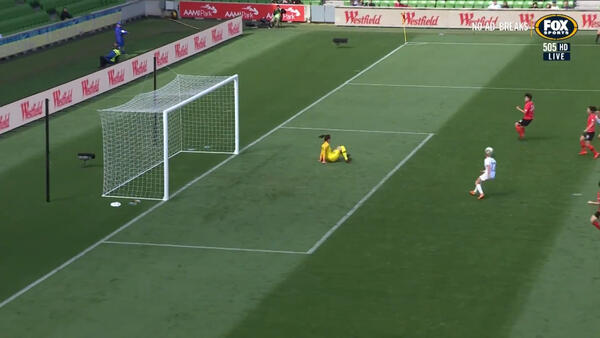 New Zealand with the best chance of the first half