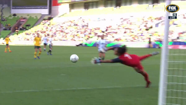 A superb save denies Australia