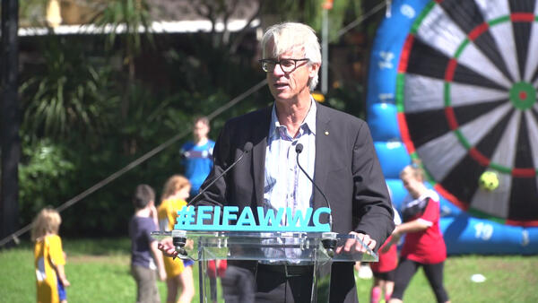 Women's World Cup trophy tour in Sydney - part one