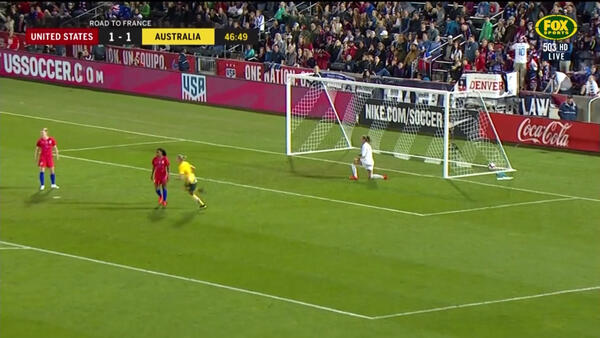 Caitlin Foord puts the Matilda's in front