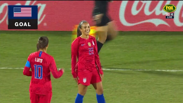 Pugh bags herself a brace